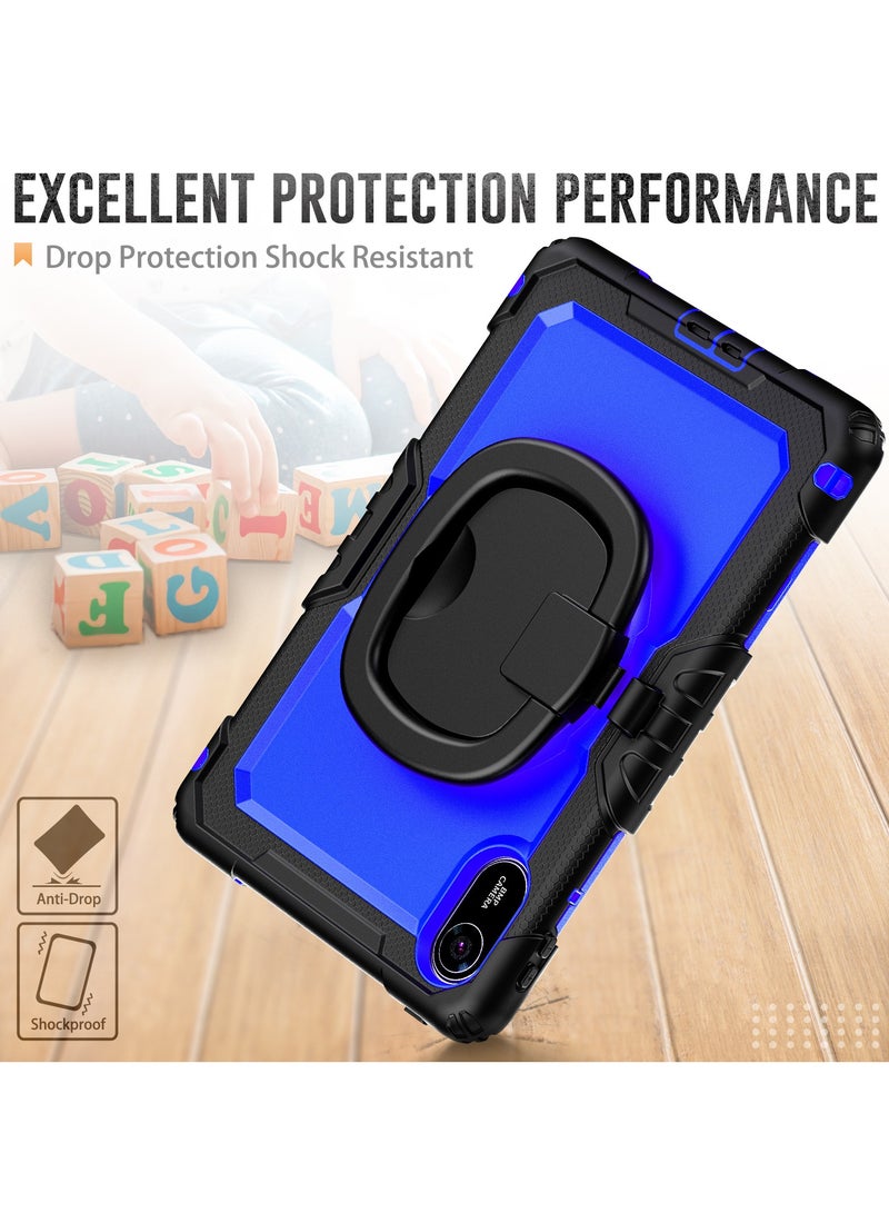Compatible with Redmi Pad2 2025 Protective Case with Rotating Wristband Stand Shockproof Tablet Cover Precise Fit Portable Protection - Image 3